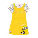 (ココメロン) Cocomelon オフィシャル商品 キッズ・子供 ガールズ Oh Yeah! Whoa! ジャンパースカート 半袖 Tシャツ セット 【海外通販】