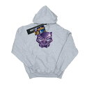 (アベンジャーズ/インフィニティ・ウォー) Avengers Infinity War オフィシャル商品 メンズ Marvel パーカー ブラックパンサー ジオメトリック フード付き トレーナー 【海外通販】
