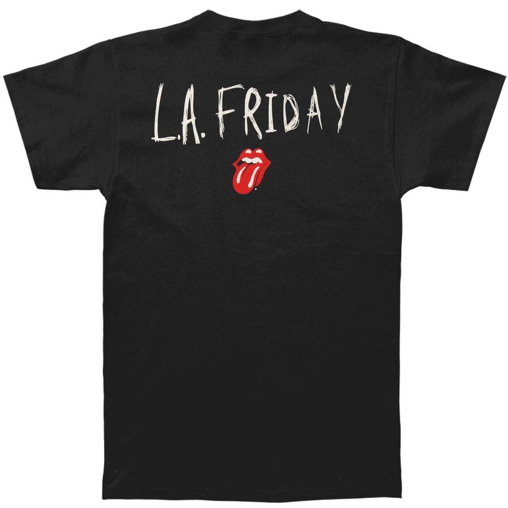 (ローリング ストーンズ) The Rolling Stones オフィシャル商品 ユニセックス LA Friday Tシャツ バックプリント 半袖 トップス 【海外通販】