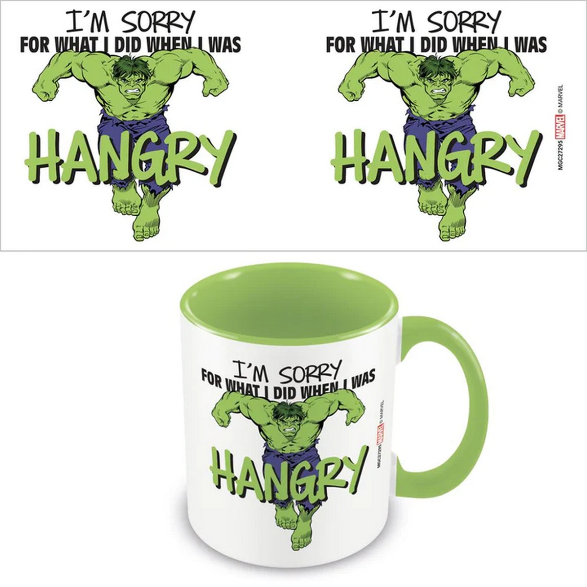 (ハルク) Hulk オフィシャル商品 Hangry マグ インナーツートン マグカップ コップ 【海外通販】