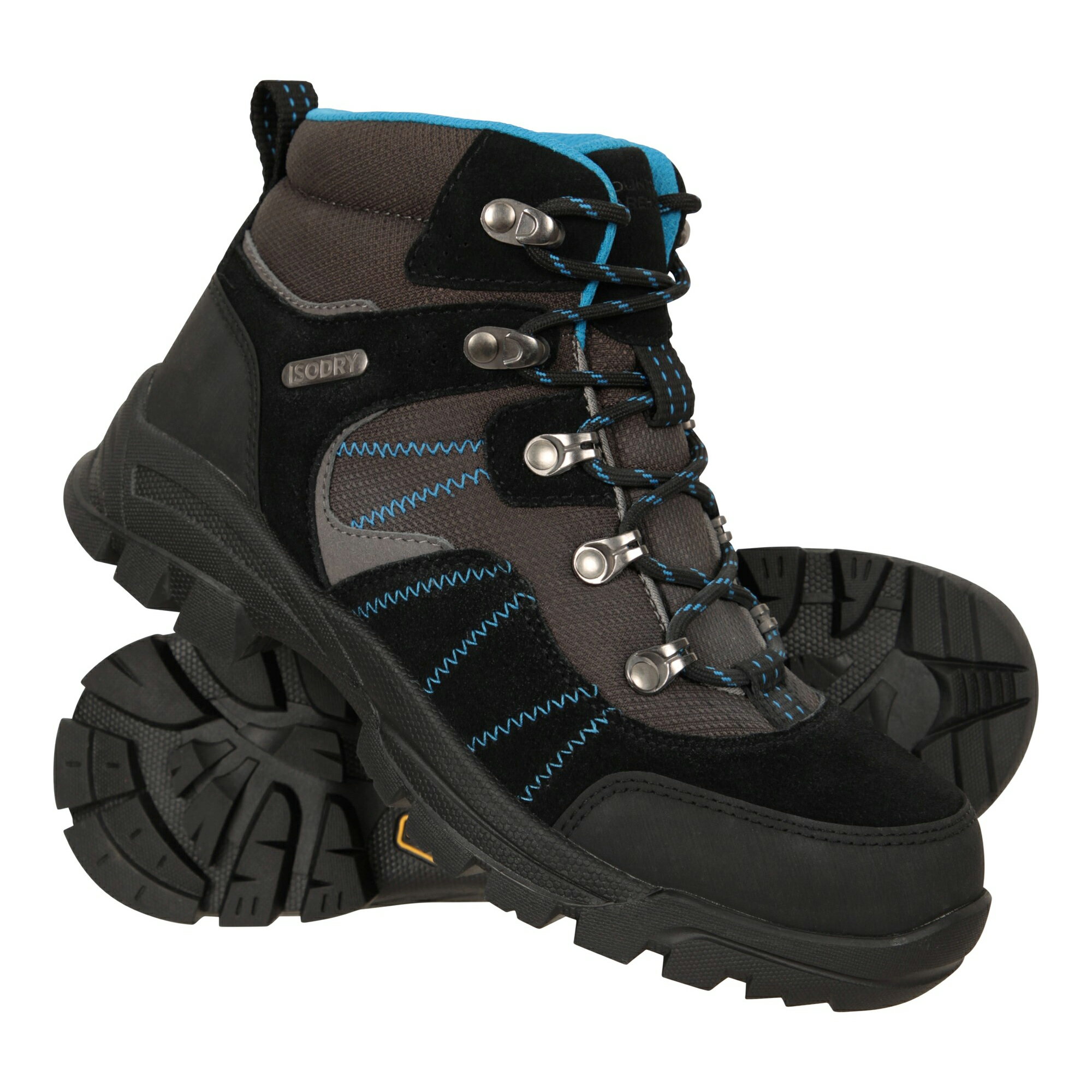 (マウンテン・ウェアハウス) Mountain Warehouse キッズ・子供 Edinburgh ウォーキングブーツ スエード IsoGrip 防水 子供靴 アウトドアシューズ 【海外通販】