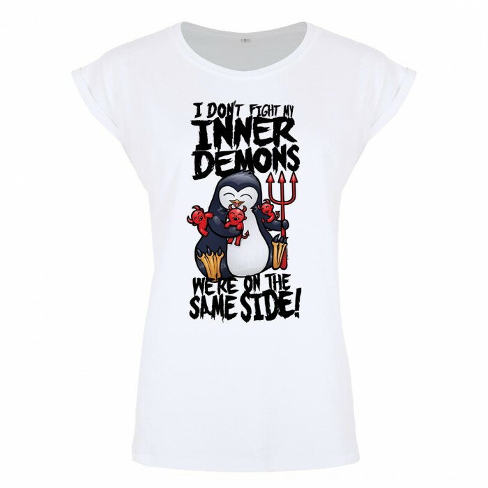 (サイコ・ペンギン) Psycho Penguin オフィシャル商品 レディース Inner Demons 半袖 キャラクター Tシャツ 【楽天海外直送】