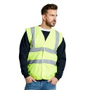 (オルティメート・エブリデー・アパレル) Ultimate Everyday Apparel メンズ 高視認 ハイビズ 夜光/蛍光/光反射 安全 セーフティーベ...
