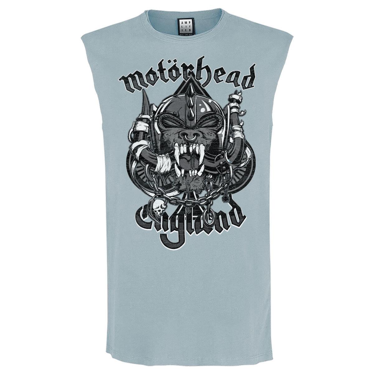 (アンプリファイド) Amplified オフィシャル商品 メンズ モーターヘッド Tシャツ Snaggletooth Crest ノースリーブ タンクトップ トップス 【海外通販】