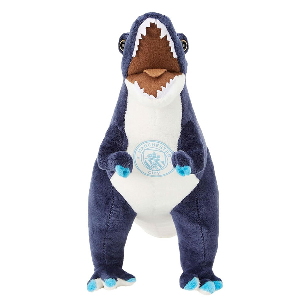マンチェスター・シティ フットボールクラブ Manchester City FC オフィシャル商品 Tレックス プラッシュトイ ぬいぐるみ 【海外通販】