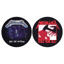 (メタリカ) Metallica オフィシャル商品 Kill 'Em All / Ride The Lightning スリップマット ターンテーブルマット セ...