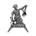 (メタリカ) Metallica オフィシャル商品 Justice For All 3D バッジ メタルバッジ 【海外通販】