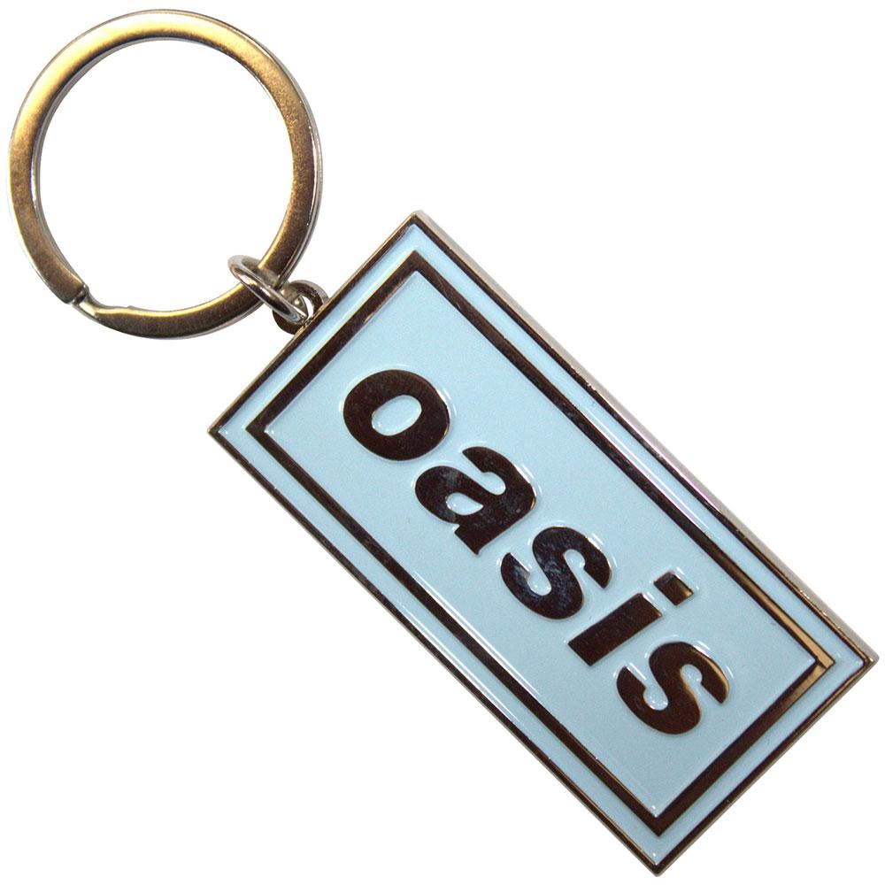 (オアシス) Oasis オフィシャル商品 Logo キーリング エナメル キーホルダー 【海外通販】
