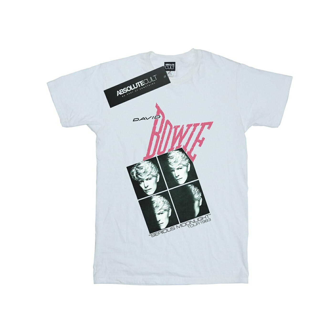 (デヴィッド・ボウイ) David Bowie オフィシャル商品 メンズ Serious Moonlight Tour 83 半袖 Tシャツ 【海外通販】