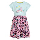 (マウンテン・ウェアハウス) Mountain Warehouse キッズ・子供用 Poppy ヒョウ柄プリント オーガニック 半袖 ワンピース 女の子 【海外通販】(4)