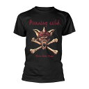 (ランニング・ワイルド) Running Wild オフィシャル商品 ユニセックス Jolly Roger Skull And Crossbones Tシャツ 半袖 トップス 【海外通販】