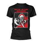 (メタル・ブレイド・レコーズ) Metal Blade Records オフィシャル商品 ユニセックス Old School Reaper Tシャツ バックプリント 半袖 トップス 【海外通販】