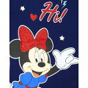 (ディズニー) Disney オフィシャル商品 キッズ・子供 ガールズ ミニーマウス Hi グリッター Tシャツ 長袖 トップス カットソー 【海外通販】
