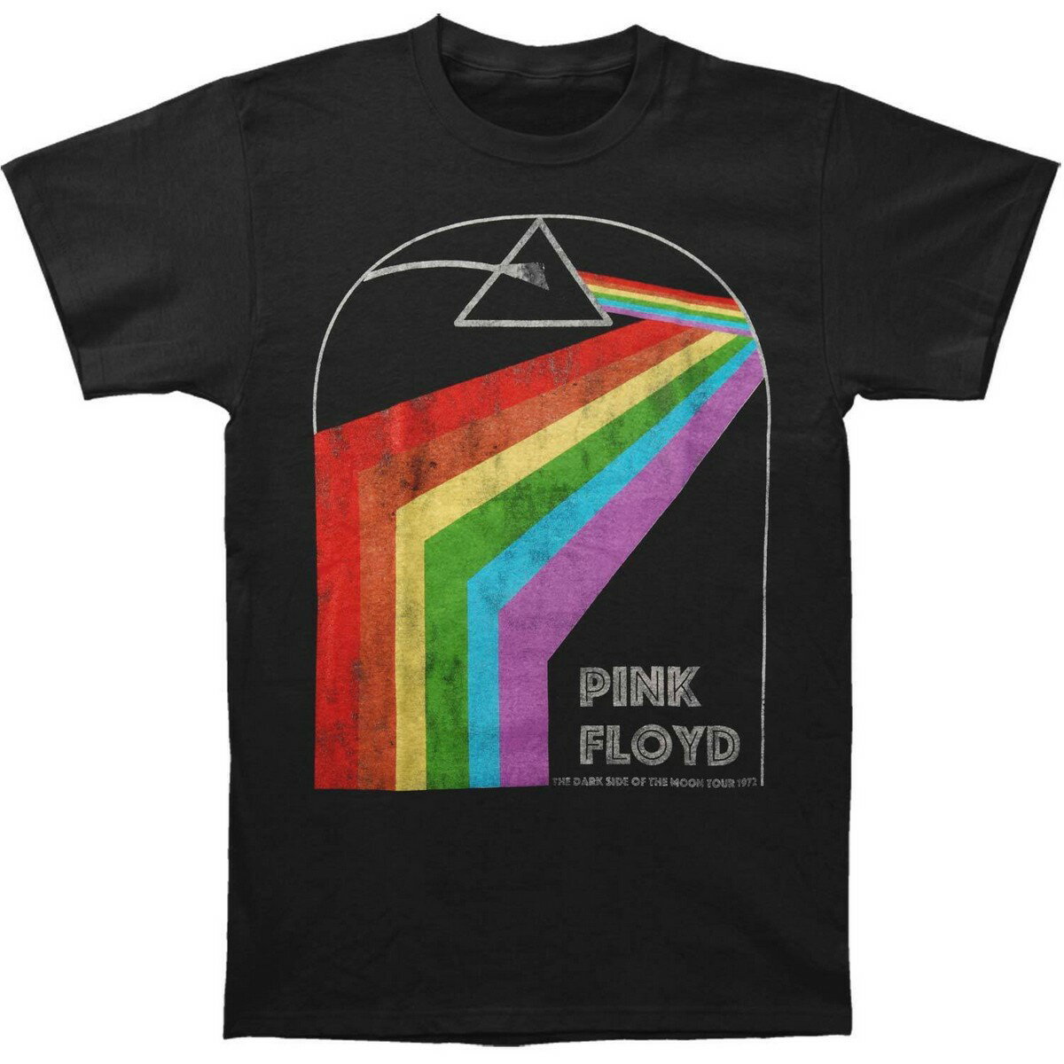 (ԥ󥯡ե) Pink Floyd ե뾦 ˥å Dark Side Of The Moon 1972 Tour T Хåץ Ⱦµ ȥåץ ڳΡ