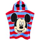(ディズニー) Disney キッズ・子供 3D 耳付き ミッキーマウス フード付き タオル ポンチョ 【海外通販】
