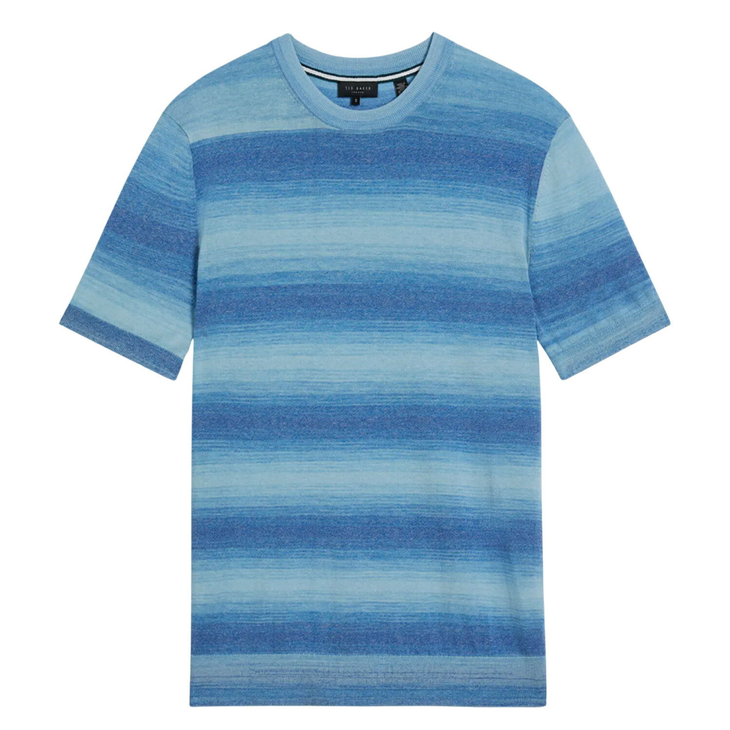 TED BAKER★メンズ 半袖 クルーネック ロゴ Tシャツ★ストライプ TED BAKER☆メンズ 半袖 クルーネック ロゴ Tシャツ☆ストライプ