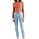 (リーバイス) Levis レディース 501 レザーパッチ クロップ ジーンズ デニムパンツ ジーパン 【海外通販】