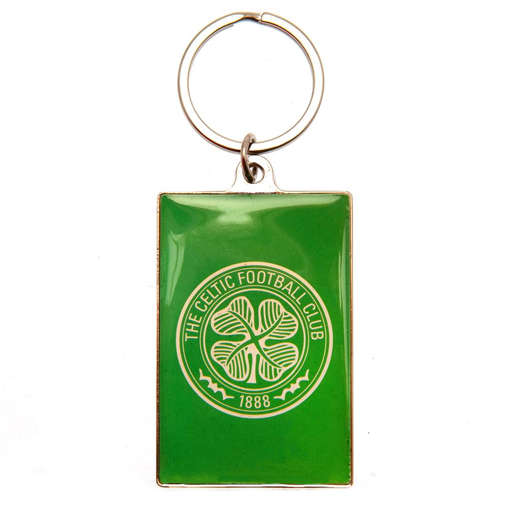 セルティック フットボールクラブ Celtic FC オフィシャル商品 デラックス クレスト キーリング キーホルダー 【海外通販】