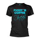 (フランク ザッパ) Frank Zappa オフィシャル商品 ユニセックス Pussy N Coffee Tシャツ 半袖 トップス 【海外通販】