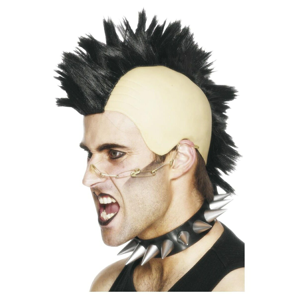 (スミッフィーズ) Smiffys ハロウィン コスプレ・仮装用 コスチューム モヒカン ラテックス ウィッグ かつら