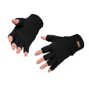 (ポートウエスト) Portwest ユニセックス ニット 断熱 指切り 手袋 グローブ 作業用手袋 【海外通販】