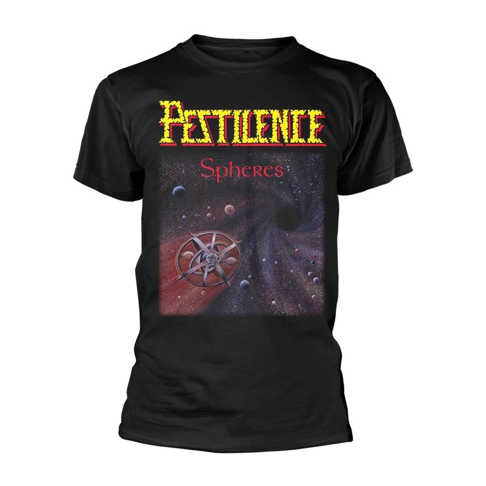 (ペスティレンス) Pestilence オフィシャル商品 ユニセックス Spheres Tシャツ 半袖 トップス 