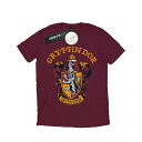 (ハリー・ポッター) Harry Potter オフィシャル商品 メンズ グリフィンドール クレスト 半袖 Tシャツ トップス 【海外通販】