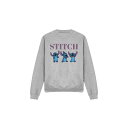 (リロ・アンド・スティッチ) Lilo & Stitch オフィシャル商品 ユニセックス スティッチ トレーナー トリプル 長袖 トップス 【海外通販】