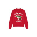 (スター・ウォーズ: マンダロリアン) Star Wars: The Mandalorian オフィシャル商品 ユニセックス Tis The Christmas Season トレーナー グローグー 長袖 【海外通販】