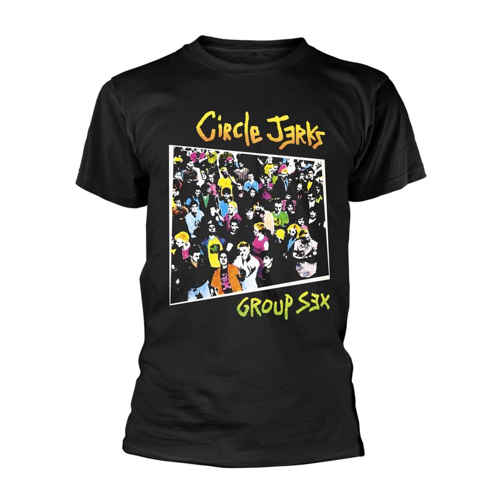 (サークル・ジャークス) Circle Jerks オフィシャル商品 ユニセックス Group Sex Tシャツ 半袖 トップス 【海外通販】