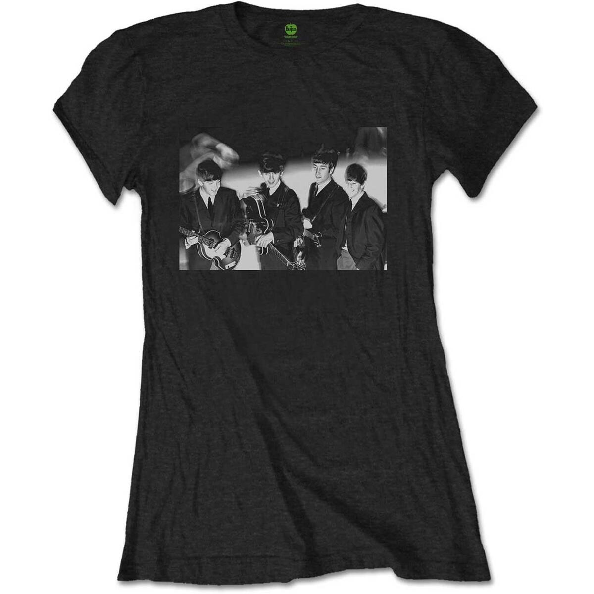 (ビートルズ) The Beatles オフィシャル商品 レディース Group Shot Tシャツ 半袖 トップス 【海外通販】