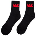(カンタベリー) Canterbury メンズ ロゴ 靴下 クルーソックス ソックス (1足組) 【海外通販】