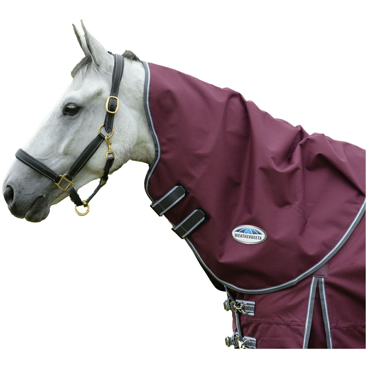 (ウェザビータ) Weatherbeeta 馬用 Comfitec プラス Dynamic II ネックカバー ミッドウェイト 220g ネックラグ 乗馬 馬着 ホースライデ..