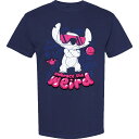 (リロ・アンド・スティッチ) Lilo & Stitch オフィシャル商品 ユニセックス Embrace The Weird Tシャツ 半袖 トップス 【海外通販】