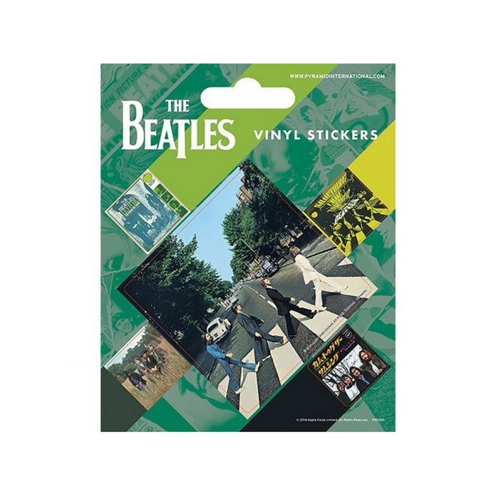 (ビートルズ) The Beatles オフィシャル商品 アビーロード シール ビニール ステッカー セット (5ピース) 【海外通販】