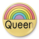 (ザ・ピーチ・ファズ) The Peach Fuzz オフィシャル商品 Queer Queen バッジ 【海外通販】