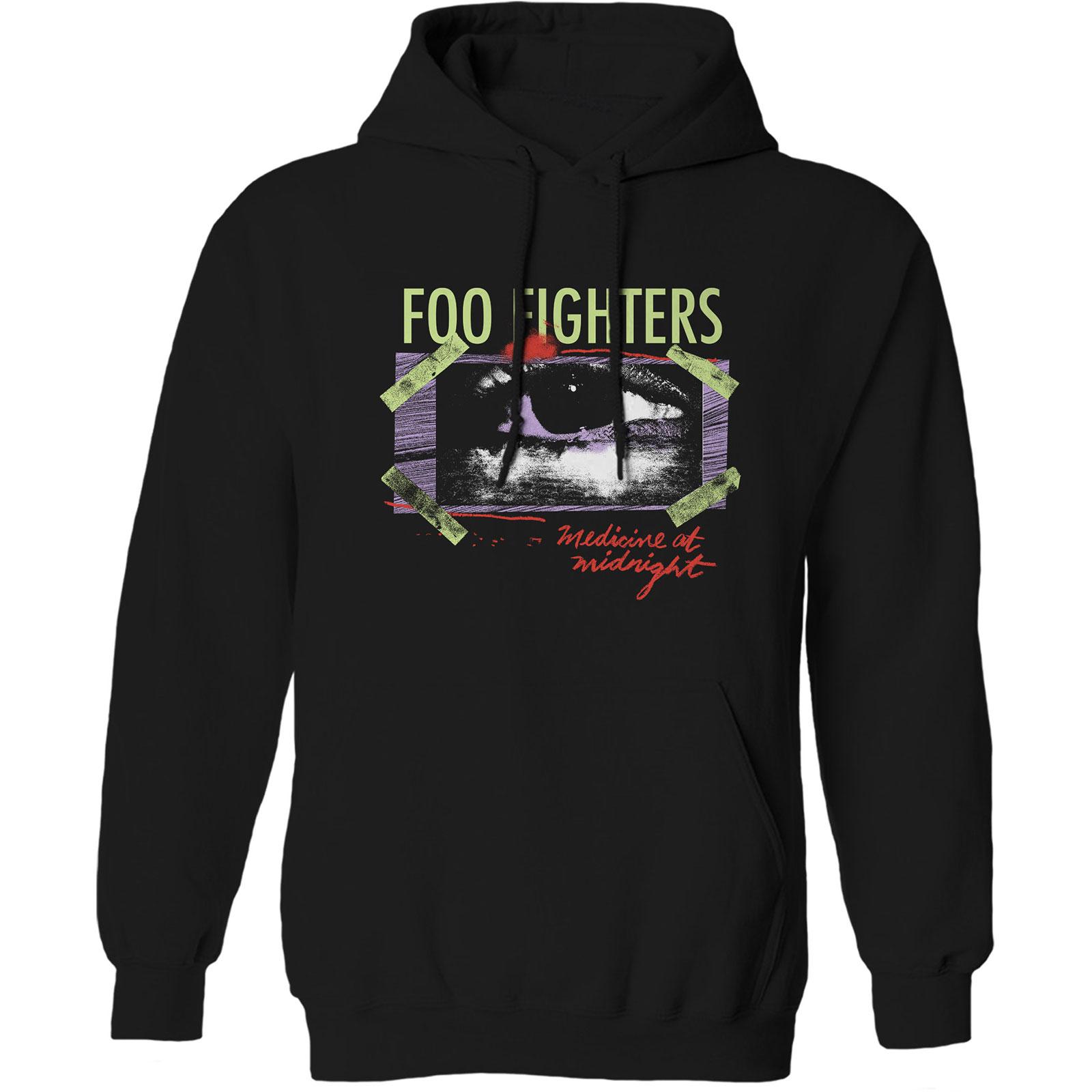 (フー・ファイターズ) Foo Fighters オフィシャル商品 ユニセックス Medicine At Midnight パーカー テープ フード付き トレーナー 【海外通販】