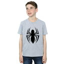 (マーベル) Marvel スパイダーマン オフィシャル商品 キッズ・子供用 ロゴ 半袖 Tシャツ トップス 男の子 【海外通販】