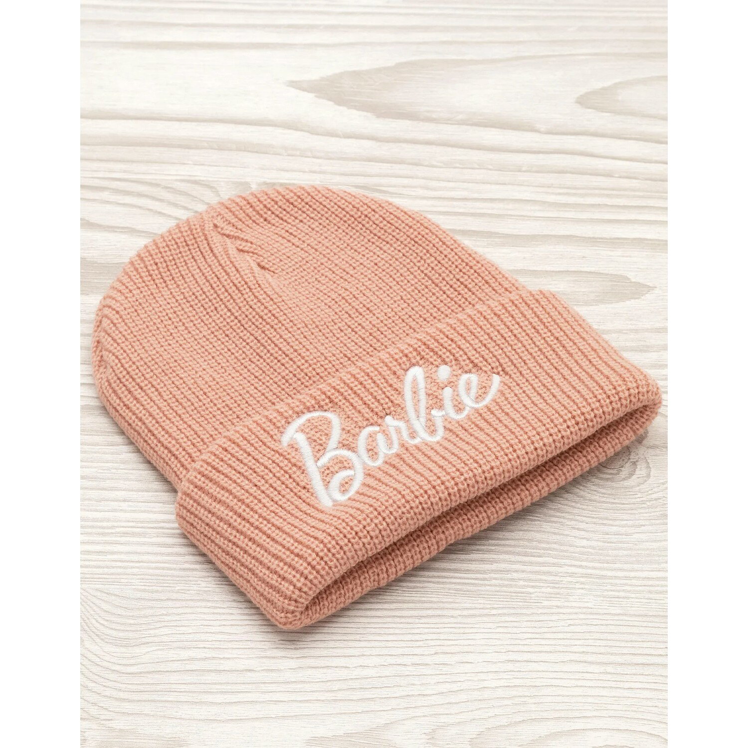 (バービー) Barbie オフィシャル商品 レディース 刺繍 ロゴ ニット帽 ビーニー キャップ 【海外通販】
