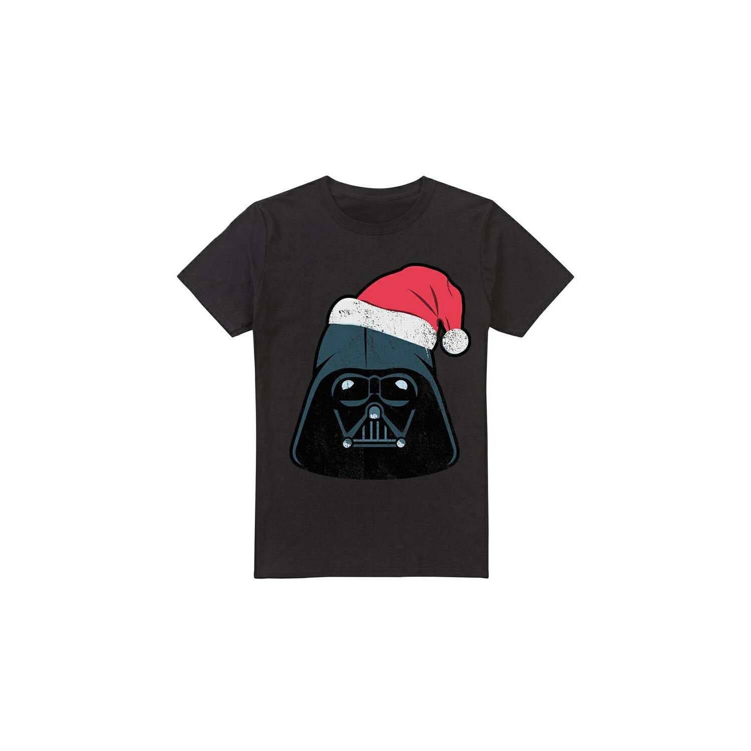 (スター・ウォーズ) Star Wars オフィシャル商品 メンズ ダース・ベイダー Tシャツ サンタ クリスマス 半袖 トップス 【海外通販】