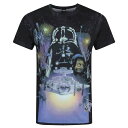 (スター・ウォーズ) Star Wars オフィシャル商品 メンズ 帝国の逆襲 Tシャツ 昇華プリント 半袖 トップス 【海外通販】