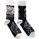 (クイーン) Queen オフィシャル商品 ユニセックス クレスト ソックス 靴下 (1足組) 【海外通販】