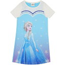 アナと雪の女王 Frozen オフィシャル商品 キッズ・子供 ガールズ Elsa ナイトドレス 半袖 ロンT パジャマ 【海外通販】