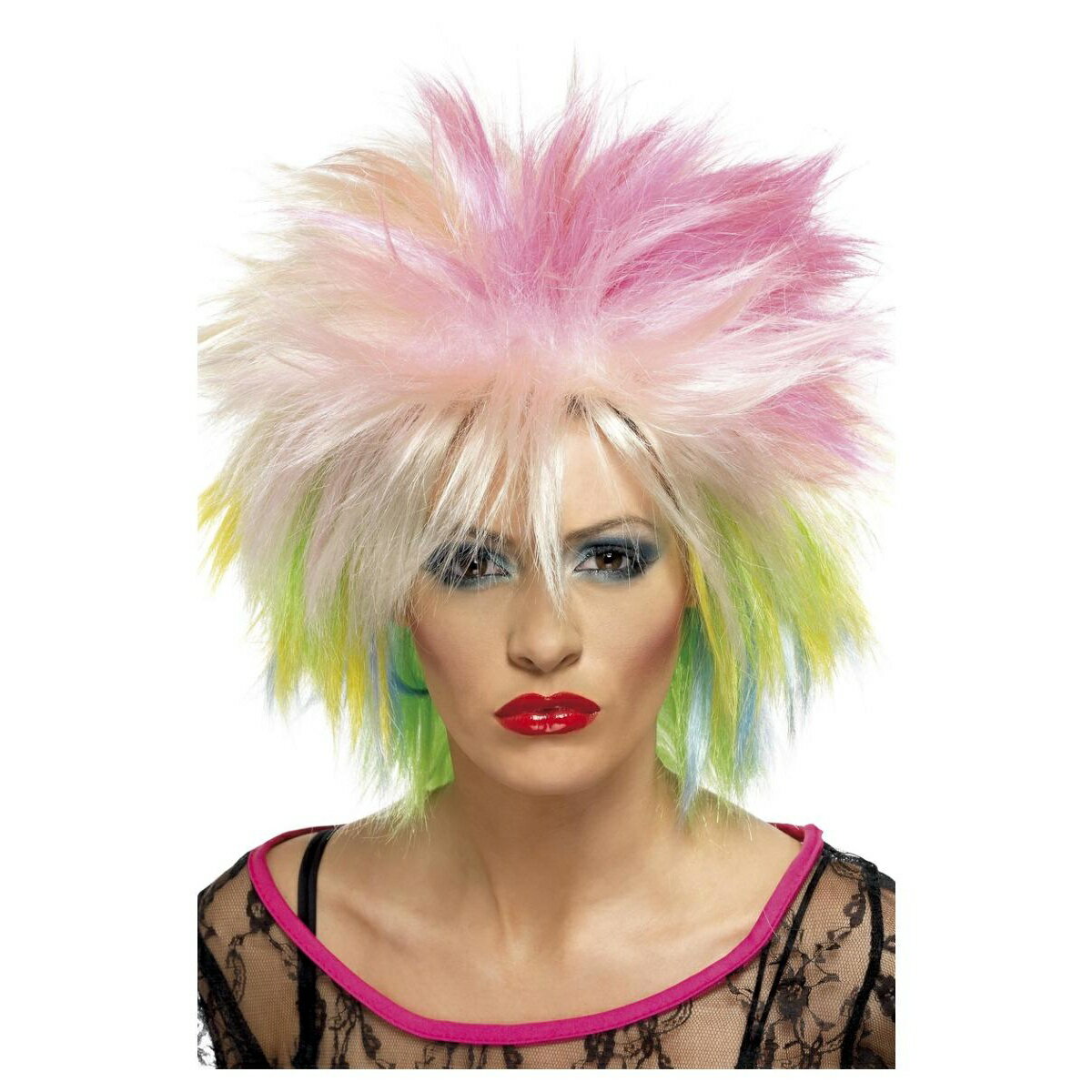 (スミッフィーズ) Smiffys ハロウィン コスプレ・仮装用 コスチューム レディース 80年代風 ウィッグ かつら 【海外通販】