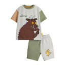 (もりでいちばんつよいのは) The Gruffalo オフィシャル商品 キッズ・子供 カラーブロック Tシャツ 半ズボン 半袖 トップス セット 【海外通販】