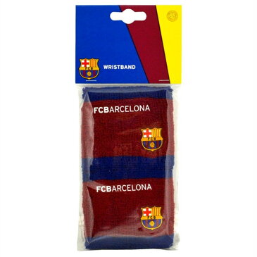 FCバルセロナ フットボールクラブ FC Barcelona オフィシャル商品 スポーツ 汗取り リストバンド 2個セット 【楽天海外直送】