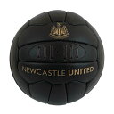 ニューカッスル・ユナイテッド フットボールクラブ Newcastle United FC オフィシャル商品 Heritage サッカーボール レトロ レザー ミニ ボール 【海外通販】