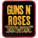 (ガンズ・アンド・ローゼズ) Guns N Roses オフィシャル商品 織地 スタックロゴ ワッペン アイロン接着 パッチ 【海外通販】