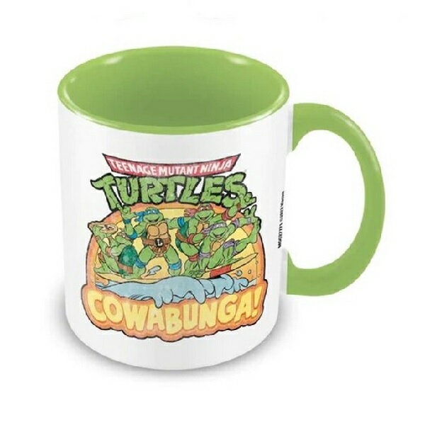 (ティーンエイジ・ミュータント・ニンジャ・タートルズ) Teenage Mutant Ninja Turtles オフィシャル商品 Classic マグ Cowabunga マグカップ コップ 【海外通販】