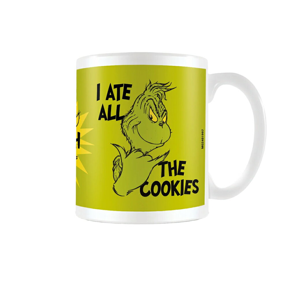 (グリンチ) The Grinch オフィシャル商品 I Ate All The Cookies マグ マグカップ コップ 【海外通販】